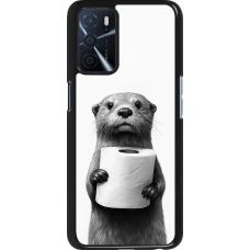 OPPO A16s Case Hülle - Otter Toilettenpapier