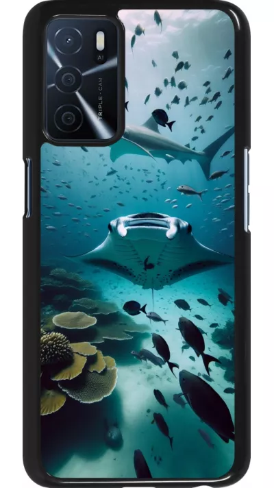 Coque OPPO A16s - Manta Lagon Nettoyage