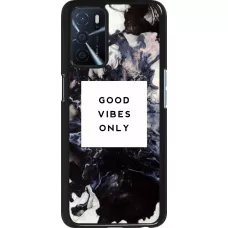 Coque Oppo A16s - Marble Good Vibes Only