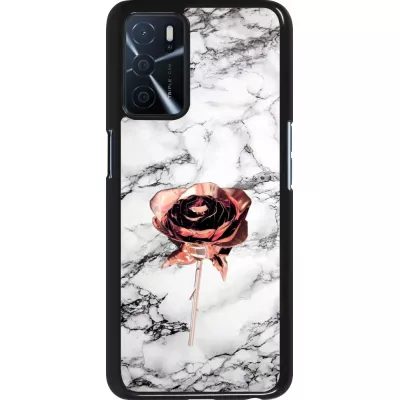 Coque Oppo A16s - Marble Rose Gold