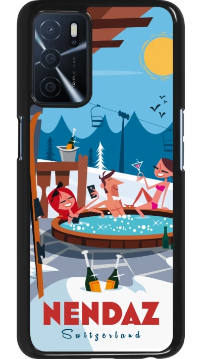 OPPO A16s Case Hülle - Nendaz Mountain Jacuzzi