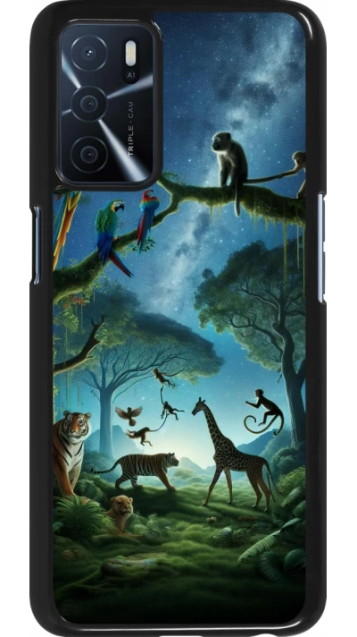 OPPO A16s Case Hülle - Paradies der exotischen Tiere