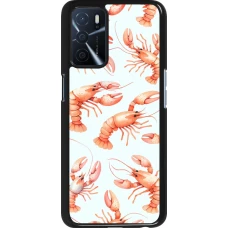 OPPO A16s Case Hülle - Muster von pastellfarbenen Hummern