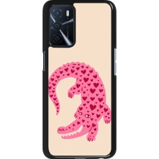 OPPO A16s Case Hülle - Pink crocodile 2026