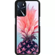 Oppo A16s Case Hülle - Purple Pink Pineapple