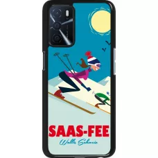 Oppo A16s Case Hülle - Saas-Fee Ski Downhill