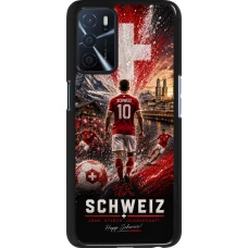 OPPO A16s Case Hülle - Fussball Schweiz splash 2026