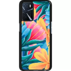 OPPO A16s Case Hülle - Spring 23 colorful flowers