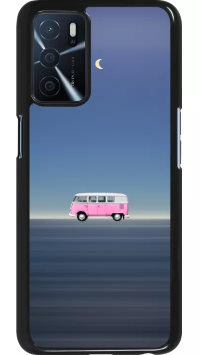 OPPO A16s Case Hülle - Spring 23 pink bus