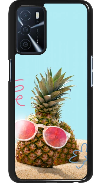 OPPO A16s Case Hülle - Pineapple with glasses Summer 2026