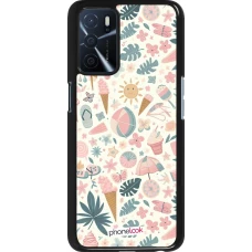 OPPO A16s Case Hülle - Sommer Pink Muster