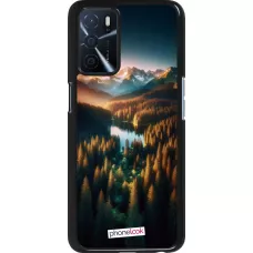 Coque OPPO A16s - Sunset Forest Lake