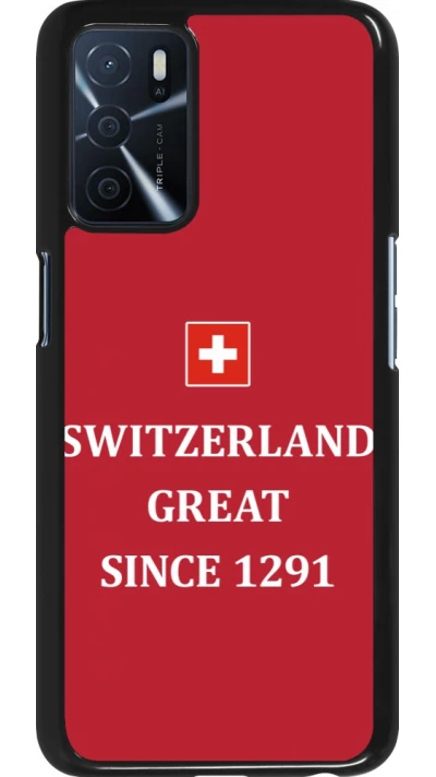 OPPO A16s Case Hülle - Switzerland Great Since 1291