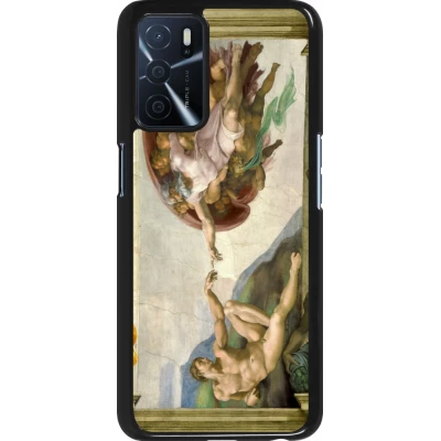 Coque OPPO A16s - Tableau art - La Création d’Adam - Michel-Ange