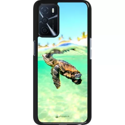 Oppo A16s Case Hülle - Turtle Underwater