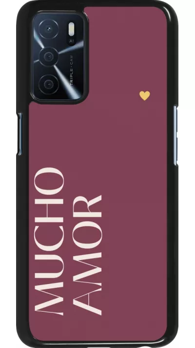 OPPO A16s Case Hülle - Valentine 2024 mucho amor rosado