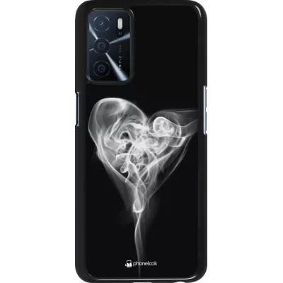 Oppo A16s Case Hülle - Valentine 2022 Black Smoke