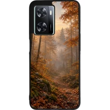 Coque OPPO A57 5G - Silicone rigide noir Autumn 26 Autumn walk