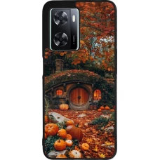 OPPO A57 5G Case Hülle - Silikon schwarz Autumn 26 Hobbit house