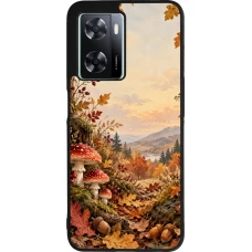 Coque OPPO A57 5G - Silicone rigide noir Autumn 26 Illustrated Autumn