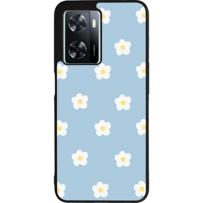 Coque OPPO A57 5G - Silicone rigide noir Easter 2024 daisy flower