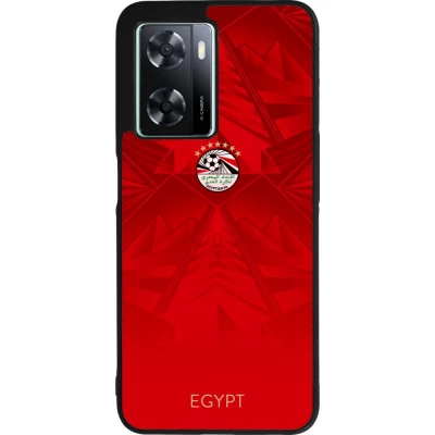 OPPO A57 5G Case Hülle - Silikon schwarz Ägypten 2026 personalisierbares Fussballtrikot