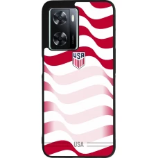 OPPO A57 5G Case Hülle - Silikon schwarz Vereinigten Staaten 2026 personalisierbares Fussballtrikot