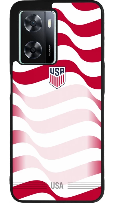 OPPO A57 5G Case Hülle - Silikon schwarz Vereinigten Staaten 2026 personalisierbares Fussballtrikot
