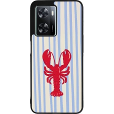 OPPO A57 5G Case Hülle - Silikon schwarz Red lobster 2026