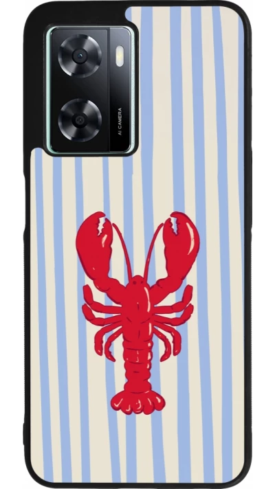OPPO A57 5G Case Hülle - Silikon schwarz Red lobster 2026