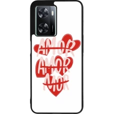 OPPO A57 5G Case Hülle - Silikon schwarz Saint Valentines Day 26 Amor