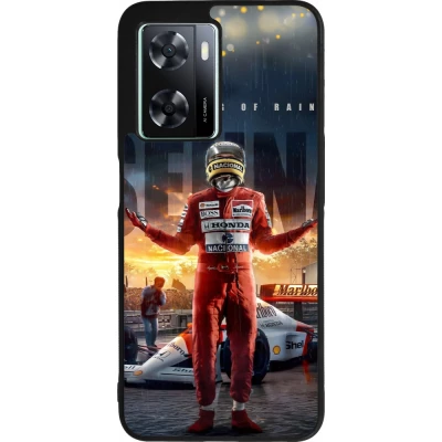 Coque OPPO A57 5G - Silicone rigide noir Senna The King of Rain