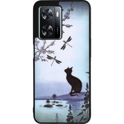 Coque OPPO A57 5G - Silicone rigide noir Spring 19 12