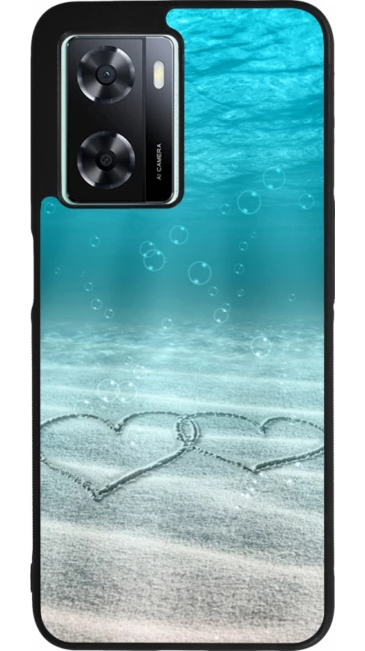 OPPO A57 5G Case Hülle - Silikon schwarz Summer 18 19