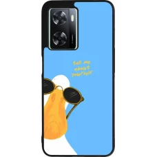 Coque OPPO A57 5G - Silicone rigide noir Tell me about yourself Summer 2026