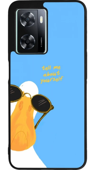 Coque OPPO A57 5G - Silicone rigide noir Tell me about yourself Summer 2026