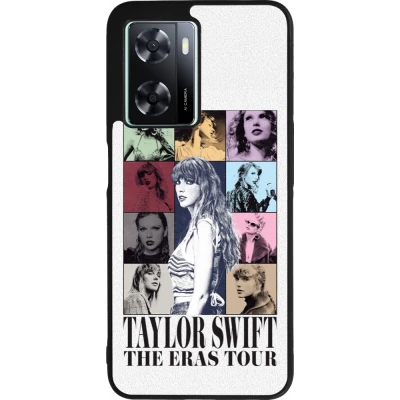 Coque OPPO A57 5G - Silicone rigide noir Taylor Swift The Eras Tour