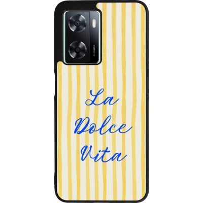 Coque OPPO A57 5G - Silicone rigide noir The good life 2026