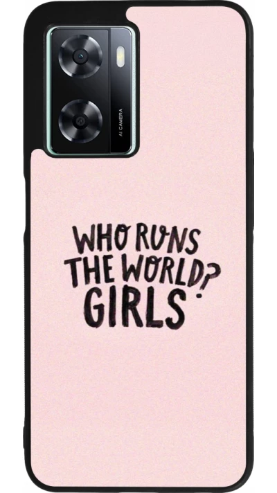 Coque OPPO A57 5G - Silicone rigide noir Womens day 2026 3