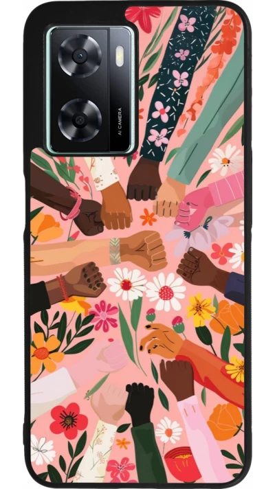 Coque OPPO A57 5G - Silicone rigide noir Womens day 2026 8
