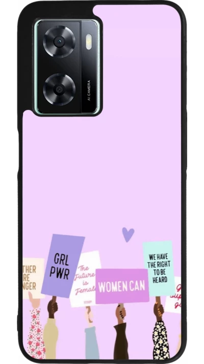 Coque OPPO A57 5G - Silicone rigide noir Womens day 2026 9
