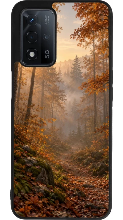 Coque OPPO A93s 5G - Silicone rigide noir Autumn 26 Autumn walk