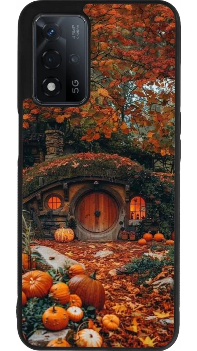 Coque OPPO A93s 5G - Silicone rigide noir Autumn 26 Hobbit house