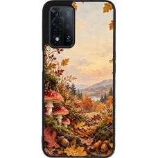 OPPO A93s 5G Case Hülle - Silikon schwarz Autumn 26 Illustrated Autumn
