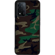 OPPO A93s 5G Case Hülle - Silikon schwarz Camouflage 3