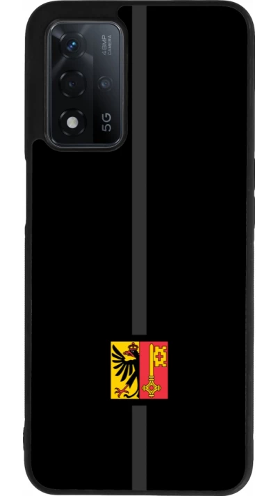OPPO A93s 5G Case Hülle - Silikon schwarz Kanton GE schwarz
