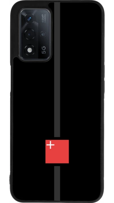 OPPO A93s 5G Case Hülle - Silikon schwarz Kanton SZ schwarz