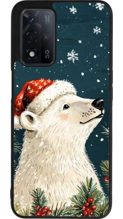 OPPO A93s 5G Case Hülle - Silikon schwarz Christmas 25 Bear