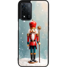 Coque OPPO A93s 5G - Silicone rigide noir Christmas 25 Nutcracker Snow