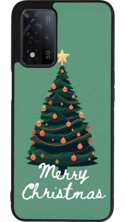 OPPO A93s 5G Case Hülle - Silikon schwarz Christmas 25 Xmas Tree